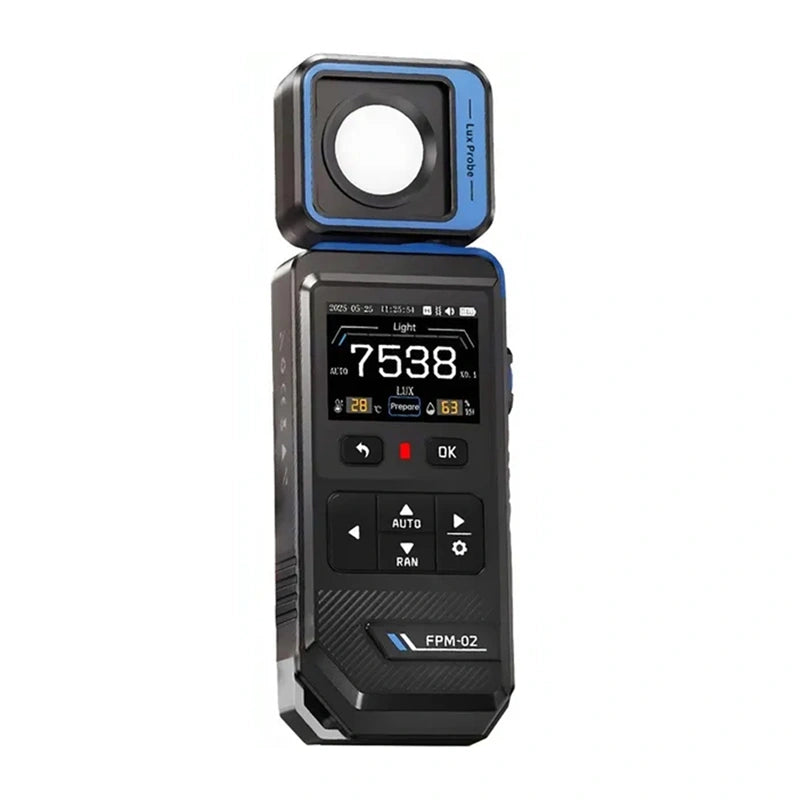 FNIRSI FPM-02 Illuminance Meter with Color Screen - Image 2