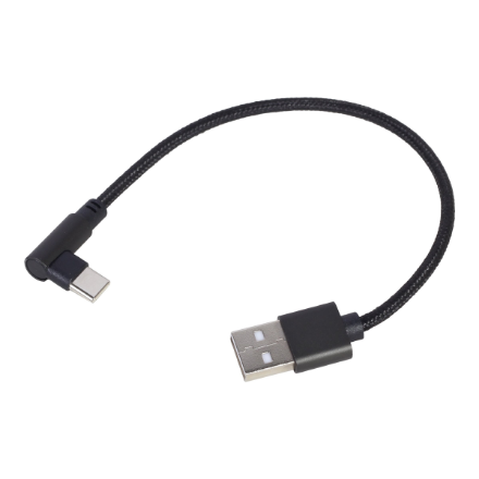 Cablexpert | Angled USB Type-C charging and data cable | CC-USB2-AMCML-0.2M