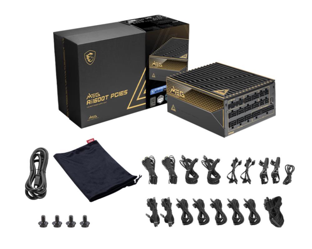 CASE PSU ATX 1600W/MEG AI1600T PCIE5 MSI