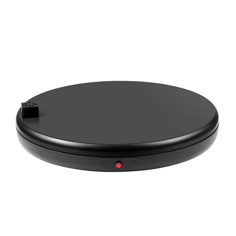 Rotating display stand Puluz with power socket 45 cm (black) - Image 1