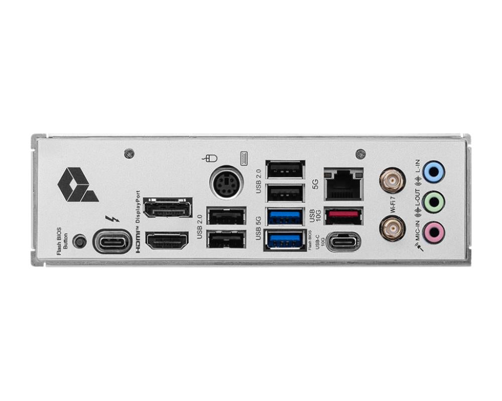 Mainboard MSI Intel Z890 LGA1851 ATX Memory DDR5 Memory slots 4 1xPCI-Express 4.0 1x 2xPCI-Express 4.0 4x 1xPCI-Express 5.0 16x 4xM.2 1xHDMI 1xDisplayPort 4xUSB 2.0 3xUSB 3.2 1xUSB-C 1xUSB-C w/Thunderbolt 1xPS/2 1xRJ45 3xAudio port PROZ890-PWIFI