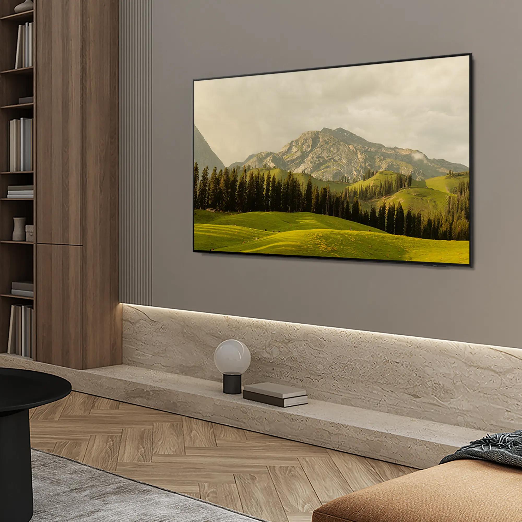 TV Set SAMSUNG 55" OLED/4K/Smart 3840x2160 Wireless LAN Bluetooth Tizen Black QE55S85FAUXXH