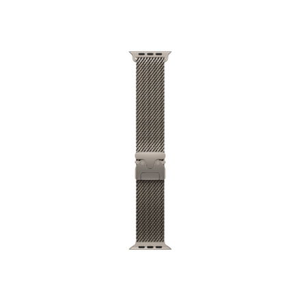 APPLE 49mm Natural Titanium Milanese Loop - Small | Apple