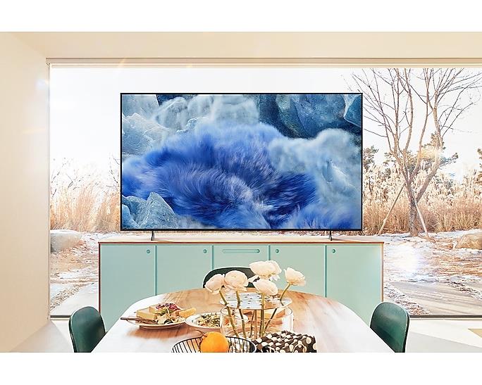 TV Set SAMSUNG 75" 8K/Smart QLED 3840x2160 Wireless LAN Bluetooth Tizen Silver QE75Q8FAAUXXH