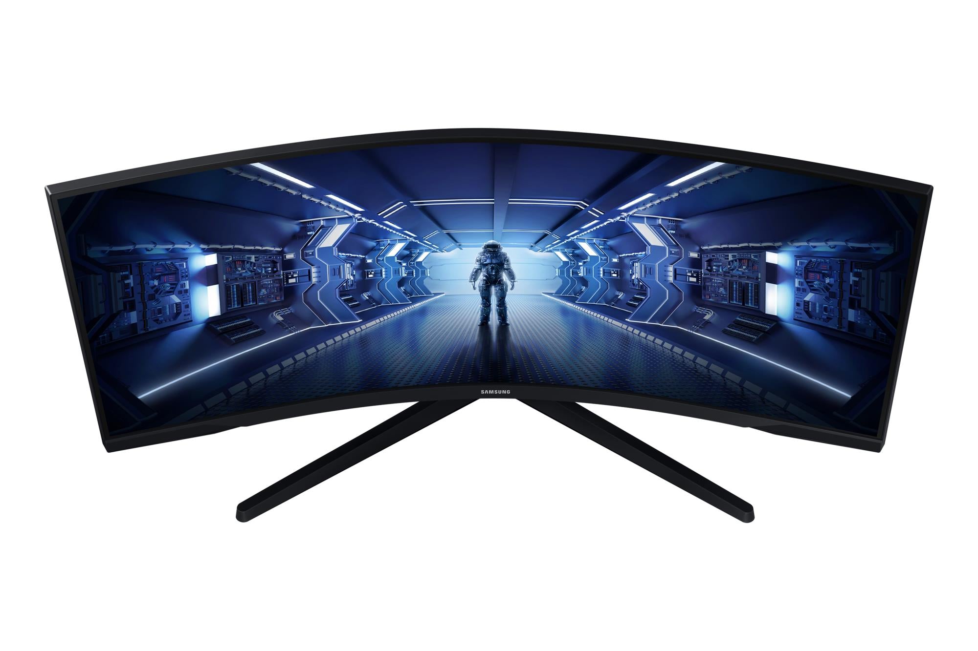 LCD Monitor SAMSUNG Odyssey G5 34" Gaming/Curved/21 : 9 Panel VA 3440x1440 21:9 1 ms Tilt Colour Black LC34G55TWWPXEN