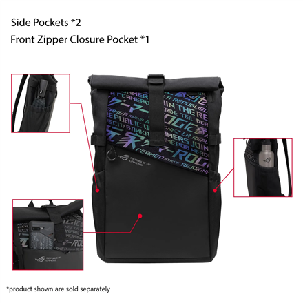 Asus BP4701 ROG BACKPACK/15_17 | Asus | Notebook carrying backpack | BP4701 | Fits up to size 17 " | Backpack | Black