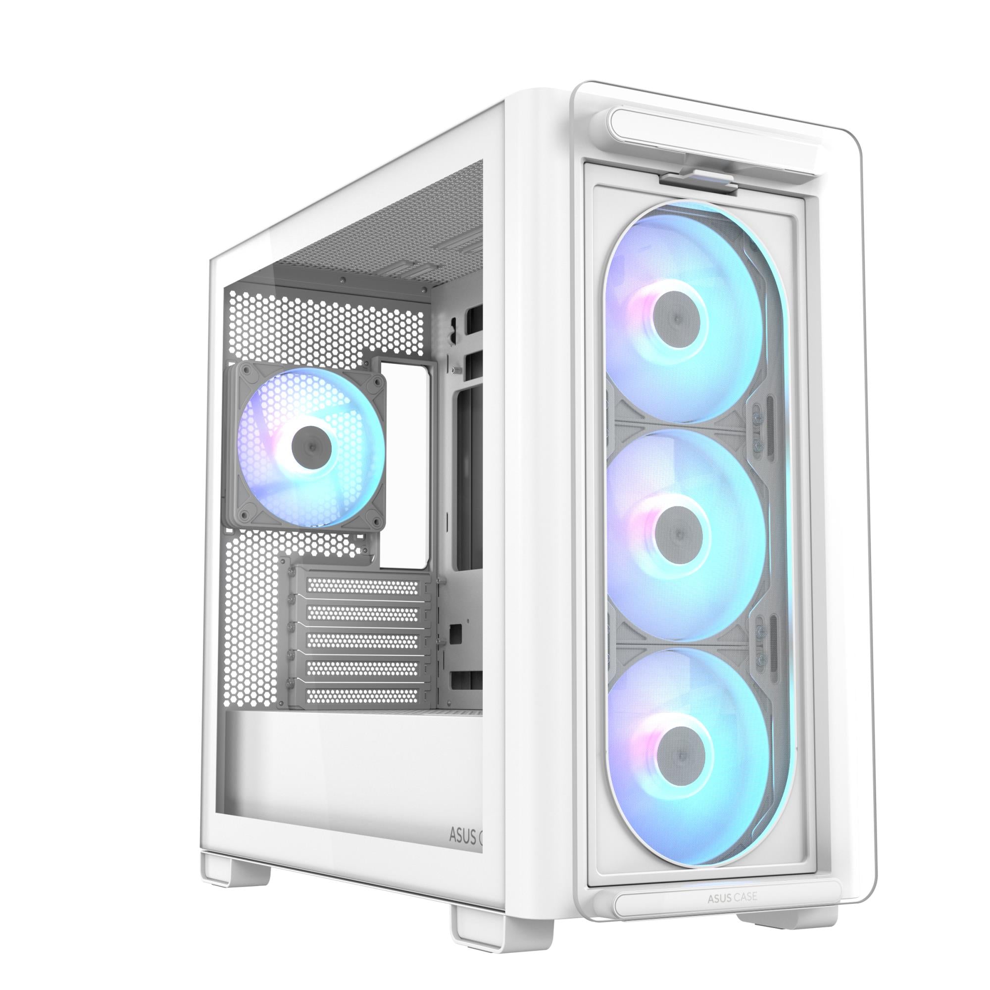 Case ASUS A23 PLUS MidiTower Case product features Transparent panel MicroATX MiniITX Colour White A23PLUSTG/ARGBWHITE