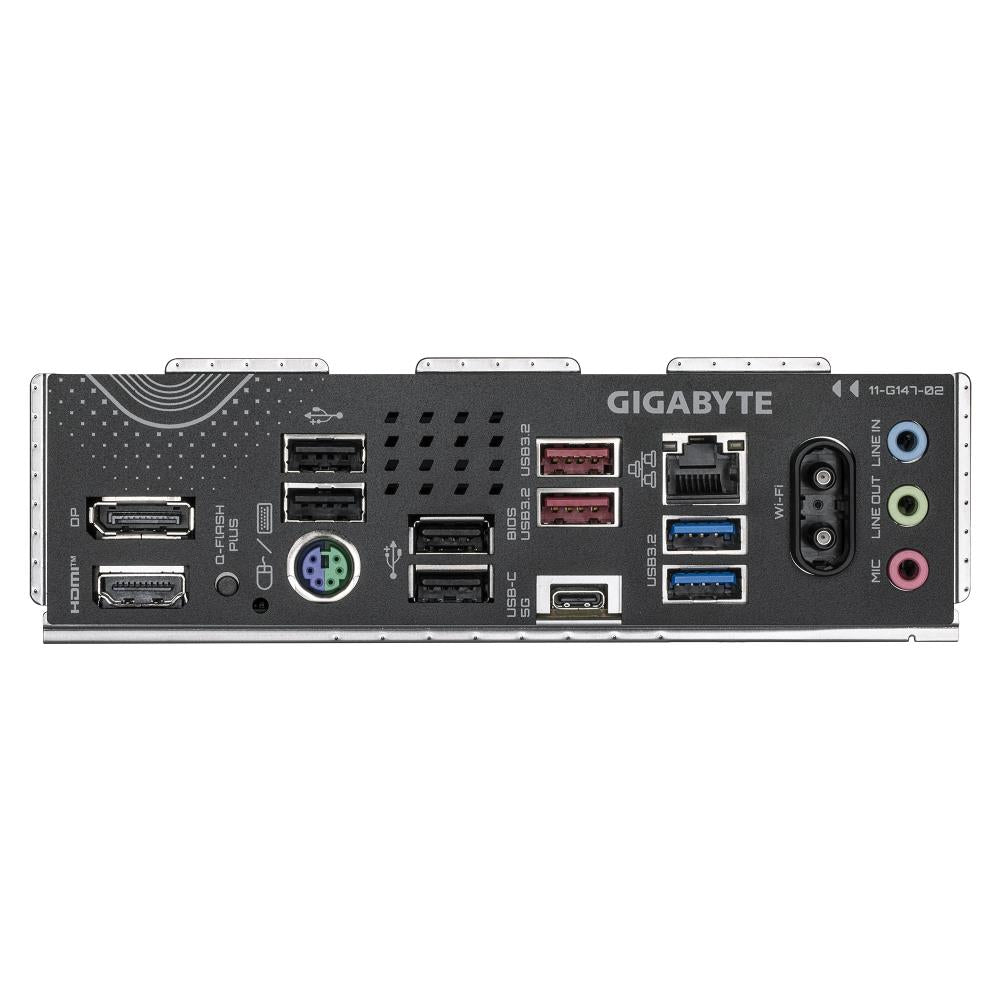 Mainboard GIGABYTE AMD B850 SAM5 ATX Memory DDR5 Memory slots 4 3xPCI-Express 16x 3xM.2 1xHDMI 1xDisplayPort 4xUSB 2.0 4xUSB 3.2 1xUSB-C 1xRJ45 3xAudio port B850EAGLEWIFI6E