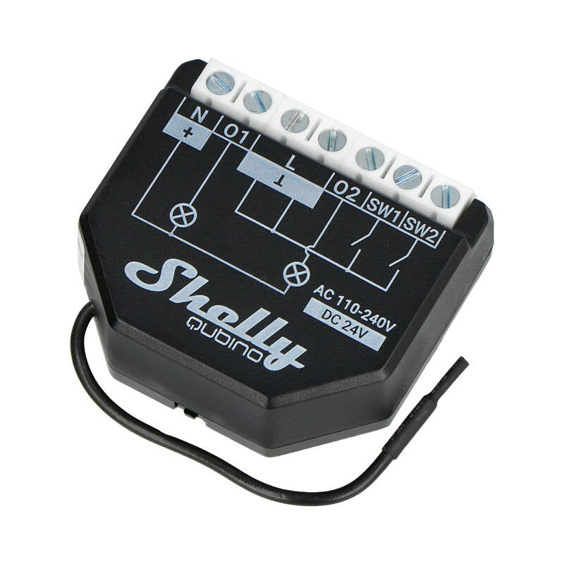 Shelly Qubino Wave2PM Controller, 2-channel, Z-Wave (Power measurement) - Image 3