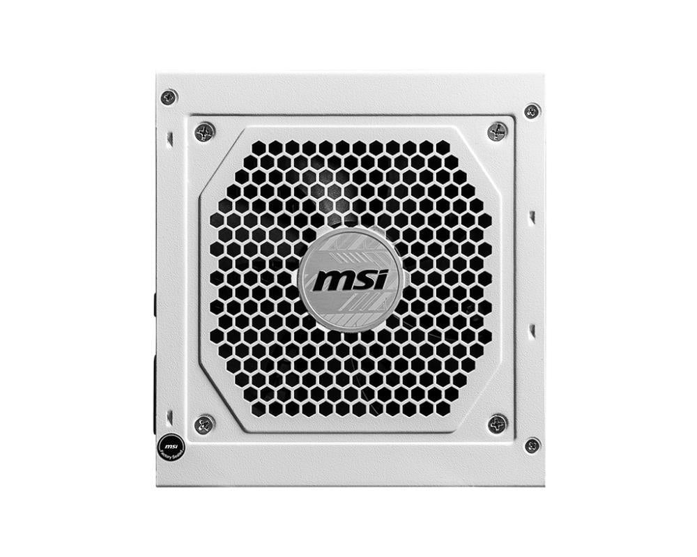 Power Supply MSI 850 Watts Efficiency 80 PLUS GOLD PFC Active MAGA850GLPCIE5WHITE