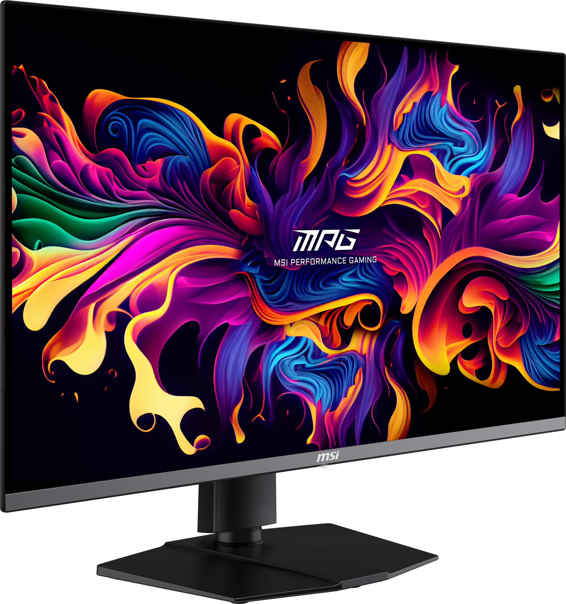 Monitor MSI 31.5" Gaming/4K Panel QD-OLED 3840x2160 16:9 Matte 0.03 ms Swivel Pivot Height adjustable Tilt Colour Black MPG321URXQD-OLED