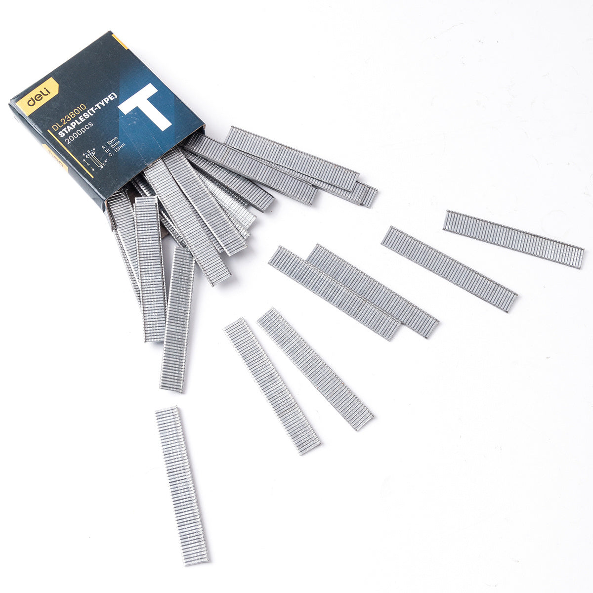 Staples type T Deli Tools EDL238010, 2000 pieces - Image 1