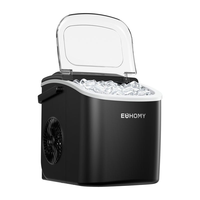 Euhomy IM001 ice cube maker, 1.2 l, 12 kg (black) - Image 1