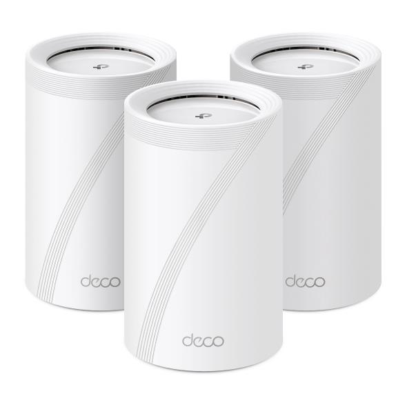 Wireless Router TP-LINK Wireless Access Point / Router 3-pack 9300 Mbps Mesh Wi-Fi 7 USB 3.0 4x2.5GbE LAN \ WAN ports 4 Number of antennas 4 DECOBE65(3-PACK)