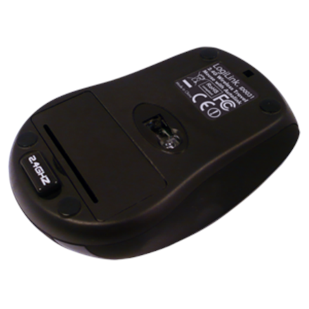 Logilink | Maus optisch Funk 2.4 GHz | wireless | 2.4GH wireless mini mouse with autolink | Black
