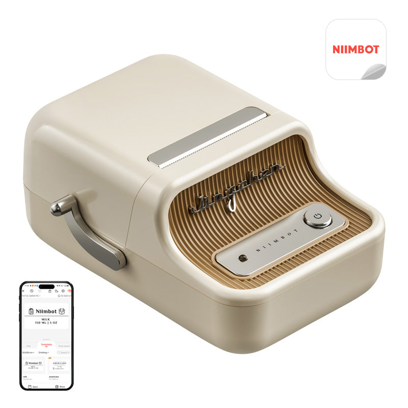 Niimbot B21 Pro Portable Label Printer (cream) - Image 1