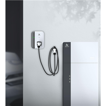 AlphaESS | SMILE-G3-EVCT11 | Three Phase EV Charger | 11 kW | No cable | White/Grey