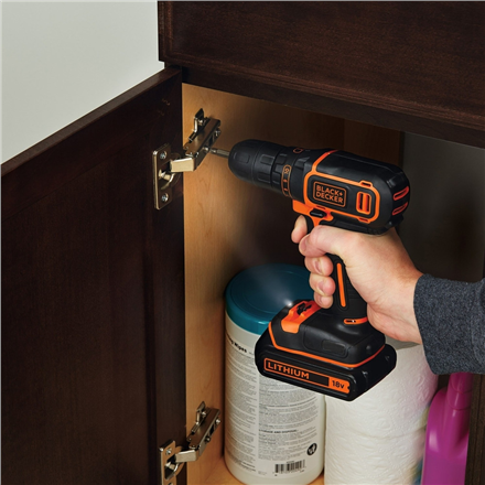 BLACK & DECKER Cordless Drill | BDCDC18B-QW | 18 V | 2x1.5 Ah | Li-Ion