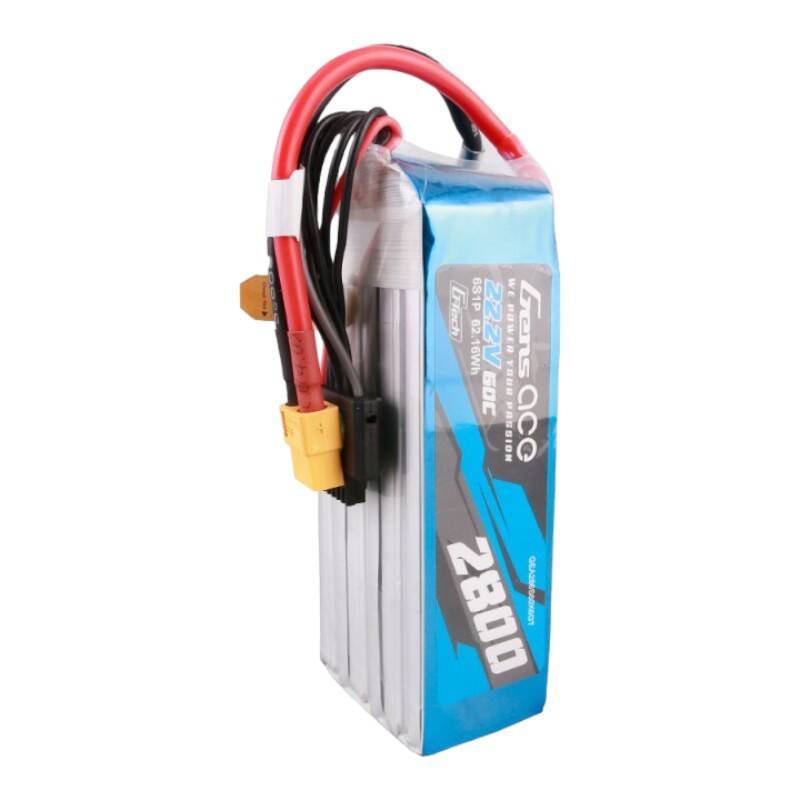 Gens ace G-Tech 2800mAh 22.2V 60C 6S1P Lipo Battery Pack with XT60 plug - Image 4