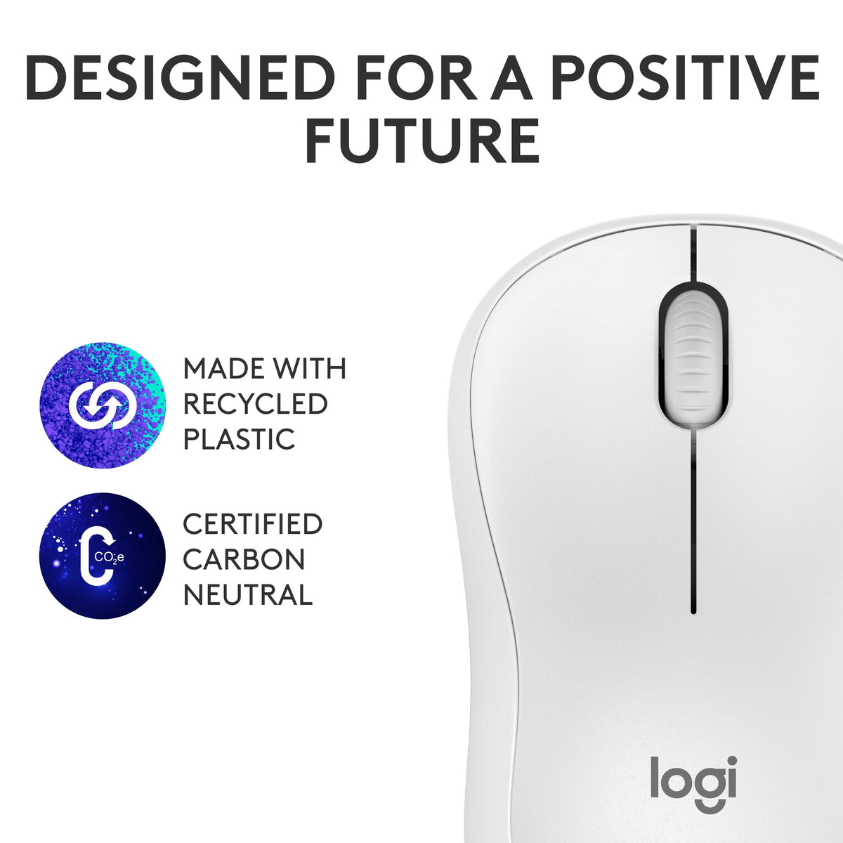 MOUSE BLUETH OPTICAL M240/SIL WHITE 910-007120 LOGITECH