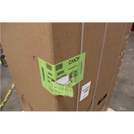 SALE OUT. Candy ECN2CQTEX206 Refrigerator, E, Freestanding, Combi, Height 205cm, Fridge net 289 L, Freezer net 120 L, St