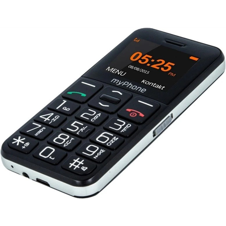 myPhone Halo Easy | Black | 1.77 " | TFT | 24 MB | 32 MB | Single SIM | Bluetooth | Main camera resolution 0.3 MP | 1000
