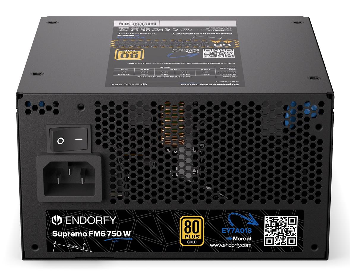 Power Supply ENDORFY ATX PC 100 - 240 V 750 W EY7A013