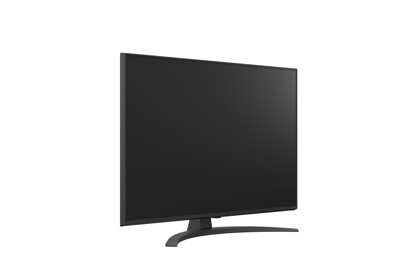 TV Set LG 43" 4K/Smart 3840x2160 Wireless LAN Bluetooth webOS Black 43NANO81A3A