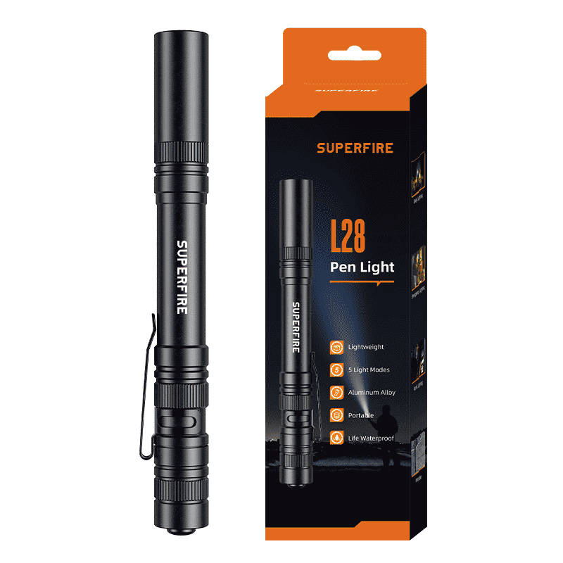 Superfire L28 flashlight, 121 lm, 5W, 52 m, 5 modes - Image 1