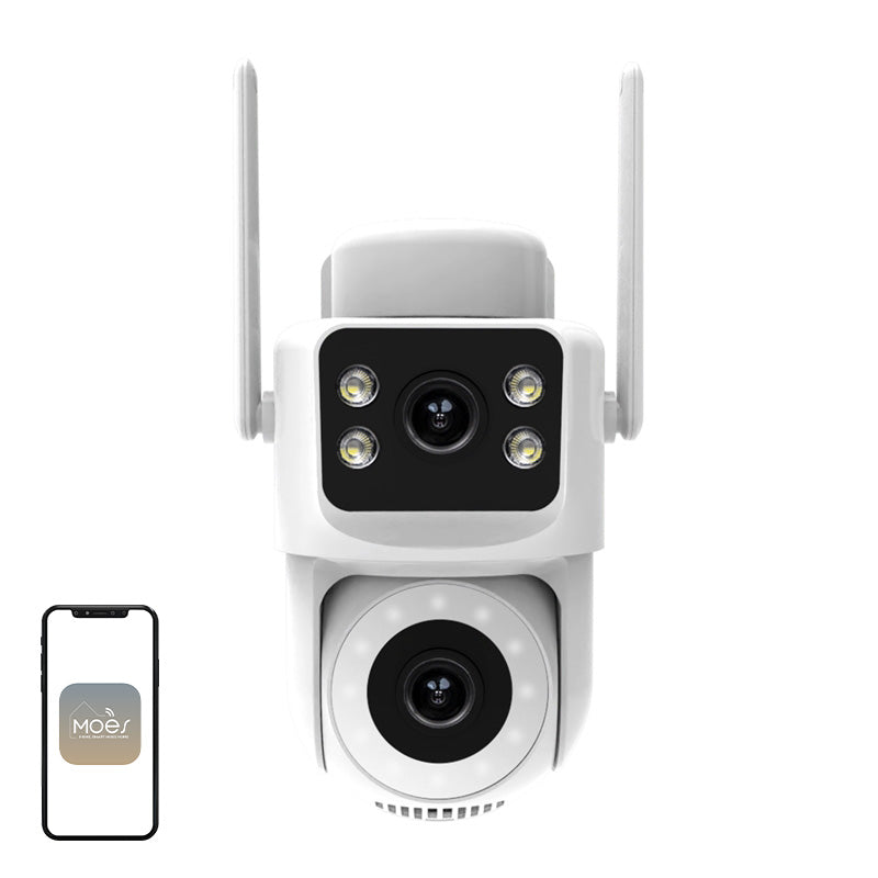 MOES WCM-Q29 8MP Dual-Lens Wi-Fi IP Camera - Image 1