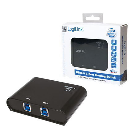 Logilink | USB 3.0 Switch 2-Port | UA0216