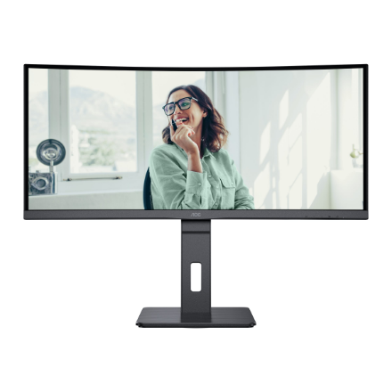 AOC | CU34P3CV | 34 " | VA | 21:9 | 100 Hz | 4 ms | 3440 x 1440 pixels | HDMI ports quantity 1
