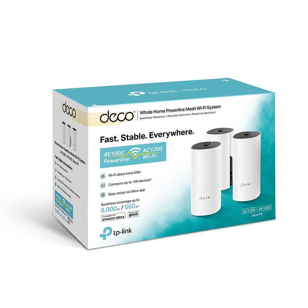 Wireless Router TP-LINK Wireless Router 3-pack 1167 Mbps Mesh IEEE 802.11a IEEE 802.11 b/g IEEE 802.11n IEEE 802.11ac LAN \ WAN ports 2 DECOP9(3-PACK)