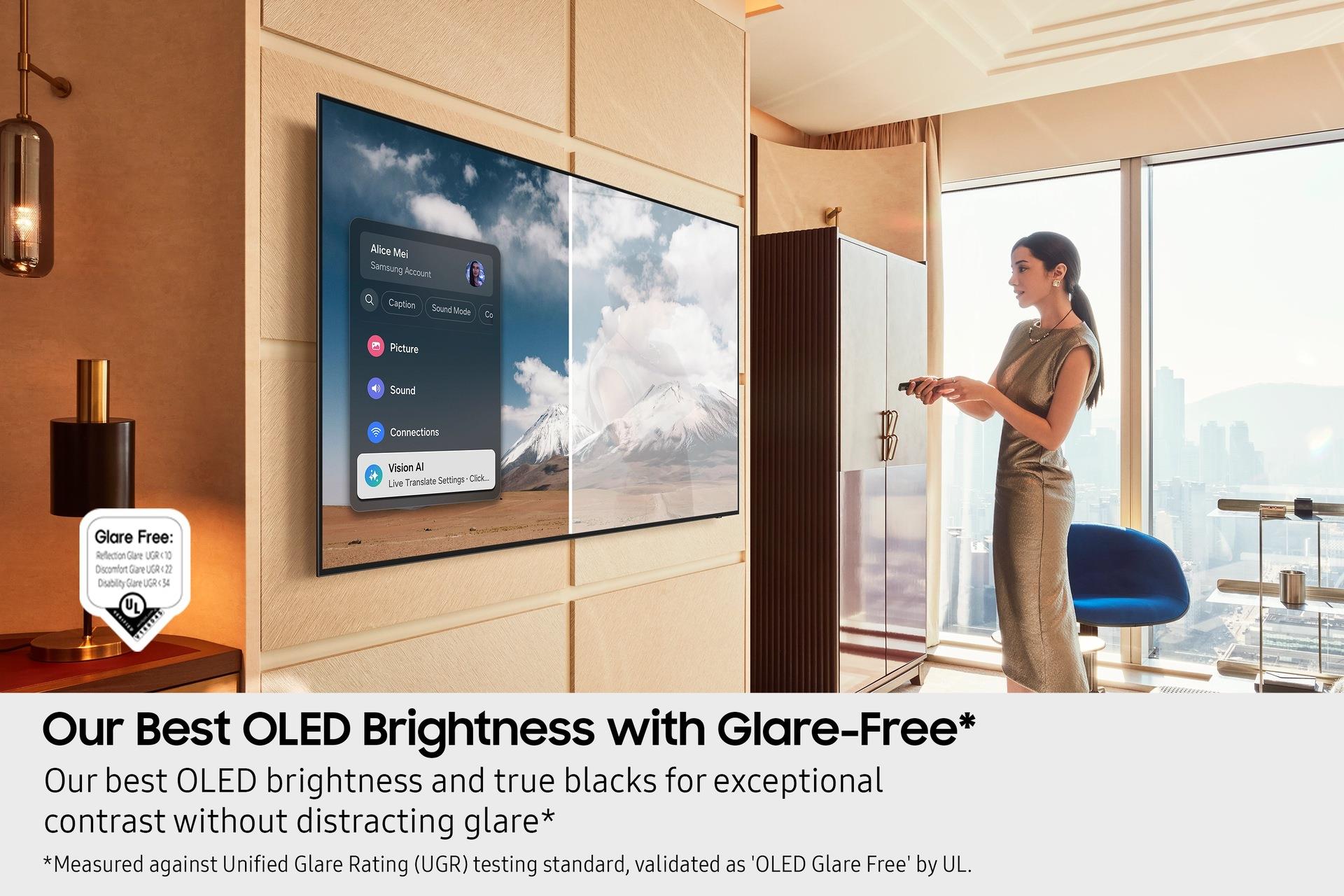 TV Set SAMSUNG 83 " 4K Ultra HD 3840 x 2160 pixels Flat 16:9 OLED QE83S95FAEXXH