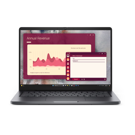 Dell Pro 14 PC14250 | Magnetite | 14 " | FHD+ | Anti-glare | Intel Core 5 | 120U | 16 GB | DDR5 | Solid-state drive capa