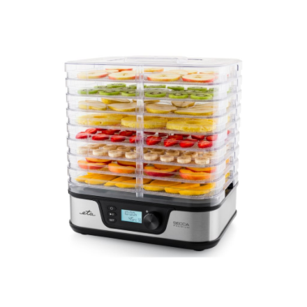 ETA Food dryer | ETA930190000 Secca Premium | Power 380 W | Number of trays 8 | Temperature control | Integrated timer |