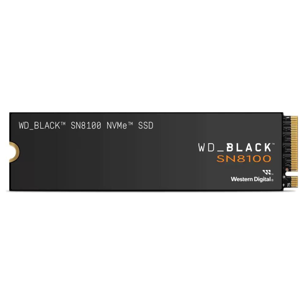 SSD WESTERN DIGITAL Black SN8100 2TB M.2 PCIe Gen5 NVMe 3D TLC Write speed 14000 MBytes/sec Read speed 14900 MBytes/sec WDS200T1X0M