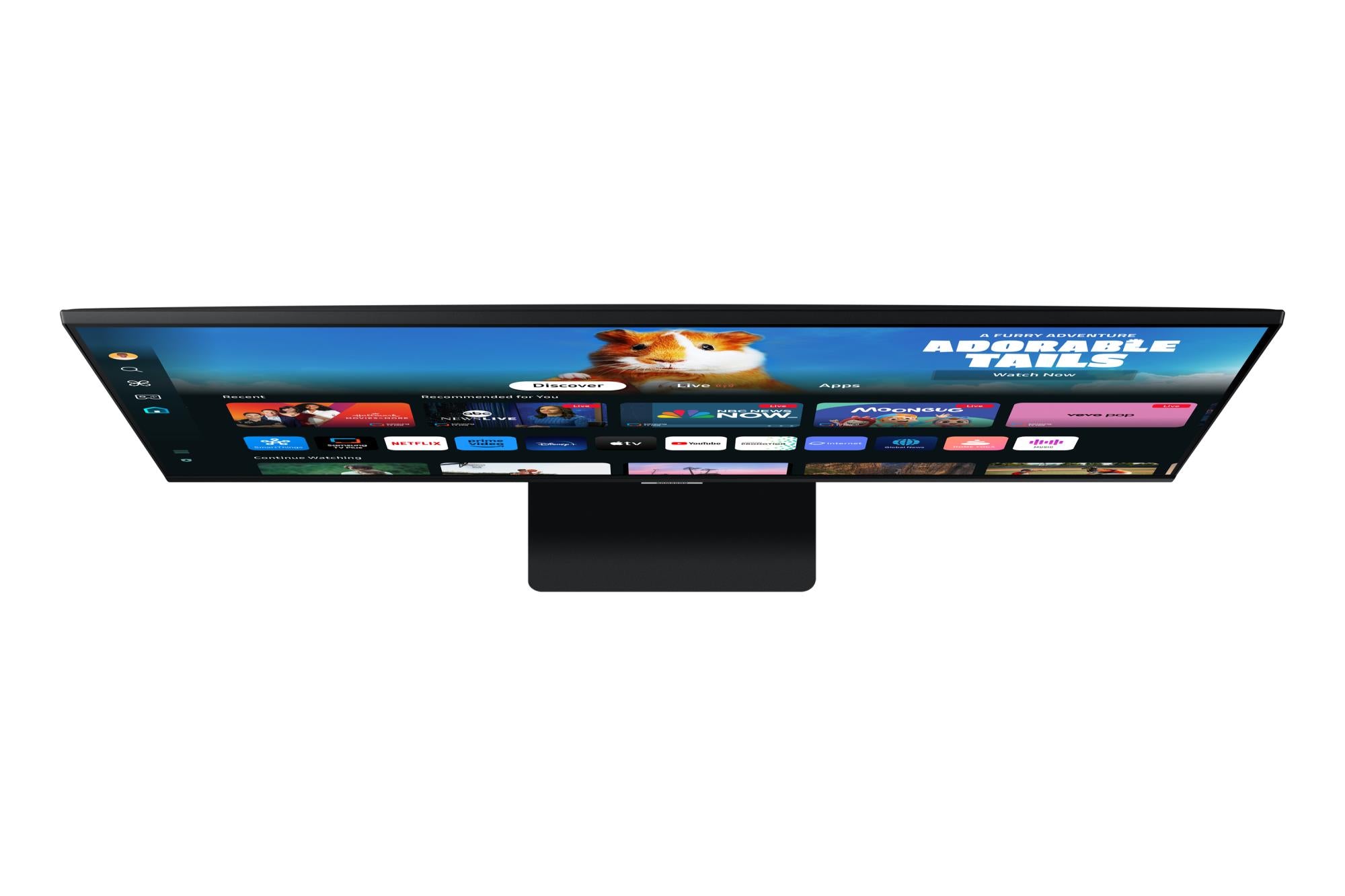 LCD Monitor SAMSUNG 27" TV Monitor/Smart Panel VA 1920x1080 16:9 60Hz Matte 4 ms Speakers Tilt Colour Black LS27DM500EUXDU