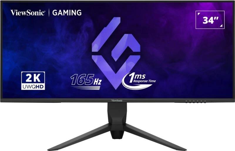 LCD Monitor VIEWSONIC 34" Gaming/21 : 9 Panel VA 3440x1440 21:9 165 Hz Matte 1 ms Swivel Height adjustable Tilt Colour Black VX3480-2K-PRO