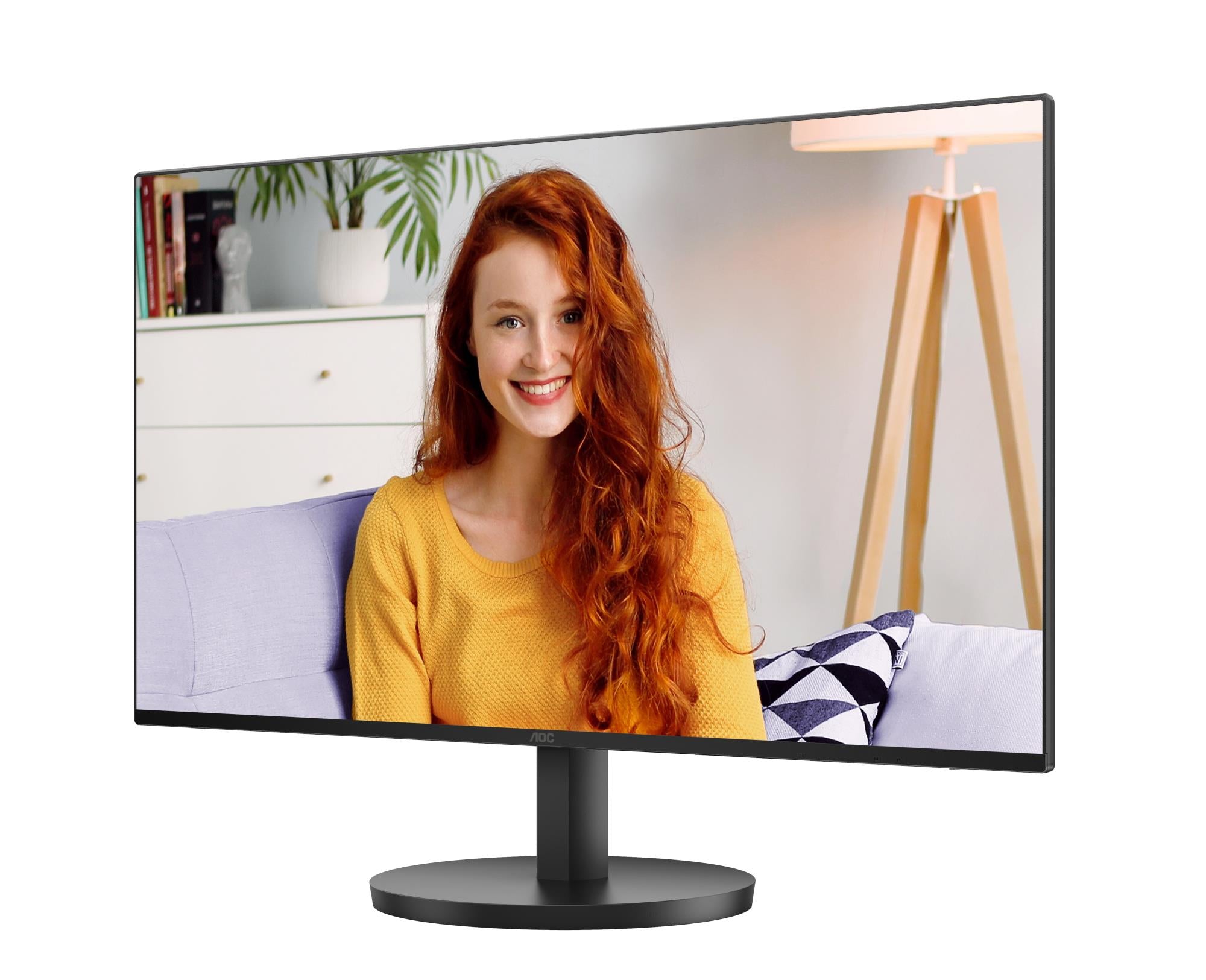LCD Monitor AOC 24B3HA2 24" Panel IPS 1920x1080 16:9 100 Hz Matte 4 ms Speakers Colour Black 24B3HA2