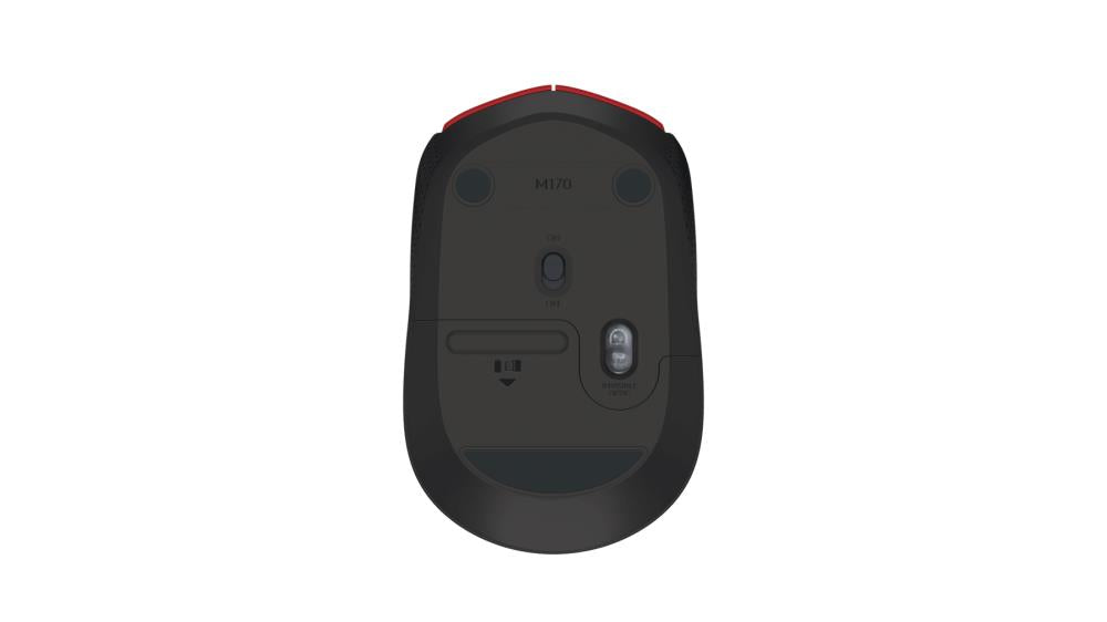 MOUSE USB OPTICAL WRL M171/RED 910-004641 LOGITECH