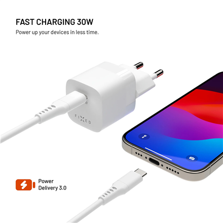 Fixed Mini USB-C GaN Charger 30W