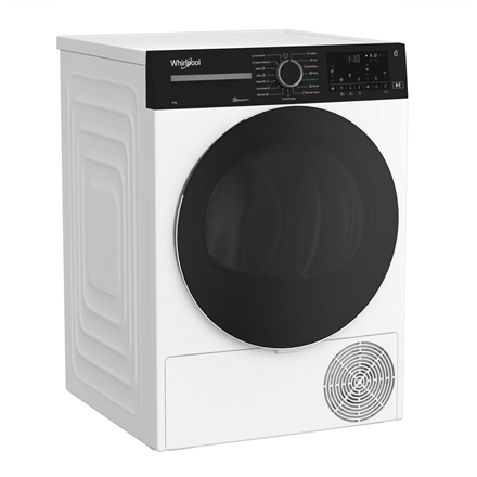 Whirlpool Dryer Machine | WP C8 WBS EE | Energy efficiency class C | Front loading | 8 kg | Digital | Depth 61 cm | Stea