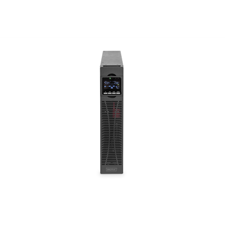 DIGITUS OnLine UPS, rack/tower, 3000VA, 3000W, LCD, 8 x C13, 1 x C19, RS-232, USB, SNMP card (optional), relay card (opt