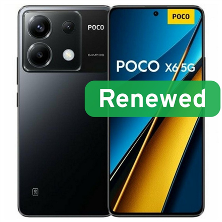 Poco Renewed Grade A | X6 5G | Black | 6.5 " | 256 GB | 5G | O
