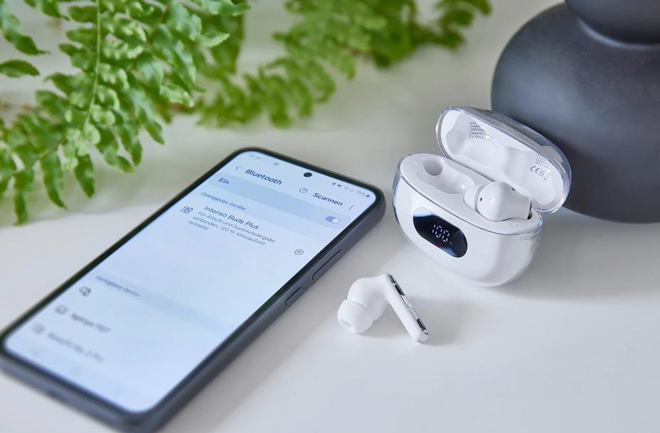 HEADSET BUDS PLUS T310AE/WHITE 3720312 INTENSO
