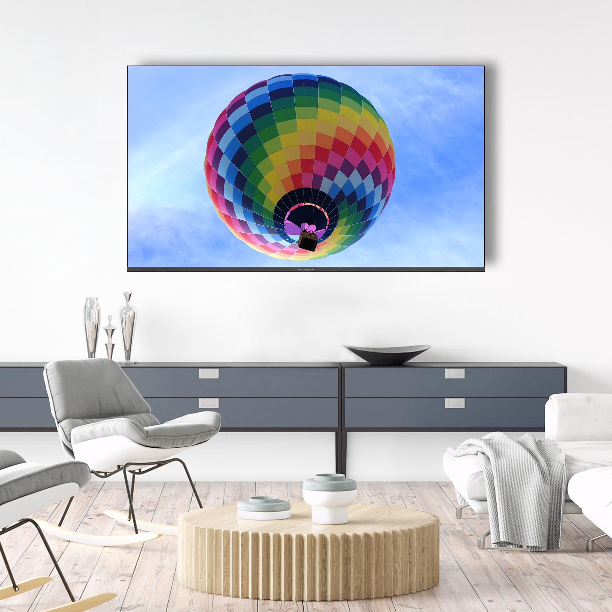 TV Set THOMSON 65" 4K/Smart QLED 3840x2160 Wireless LAN Bluetooth Google TV Dark Grey 65QG4S14