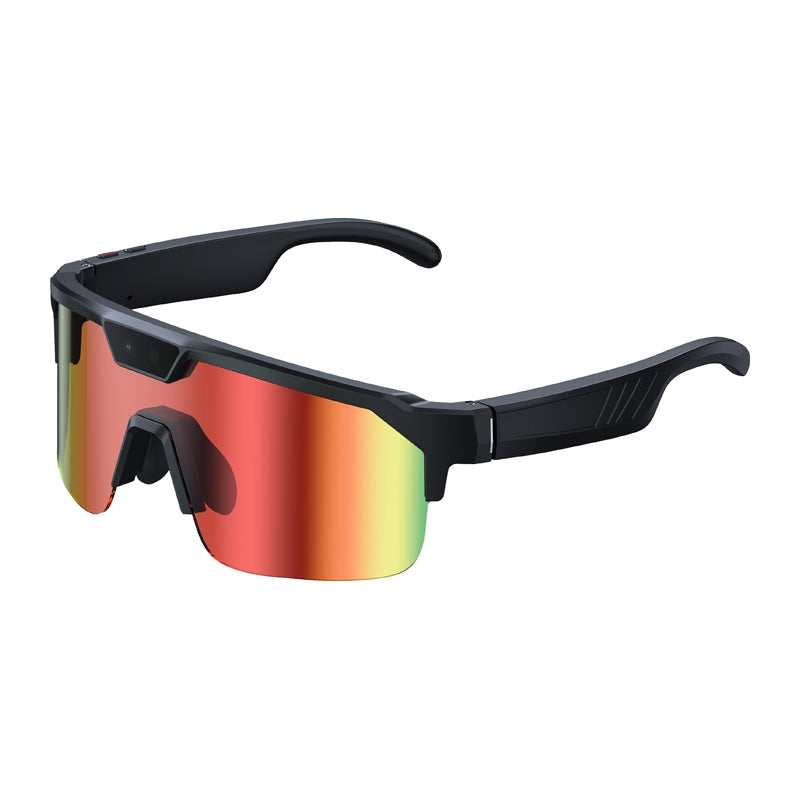 ZEBLAZE Q01 AI Sports Sunglasses - Orange - Image 1