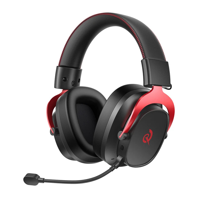 QCY Heroad VT200 Gaming Headphones (Black and Red) - Image 2