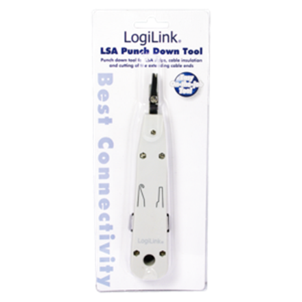 Logilink | LSA Punch Down Tool | LSA Punch Down ToolSuitable for on-wall and in-wall wallplatesCutting of the extending 